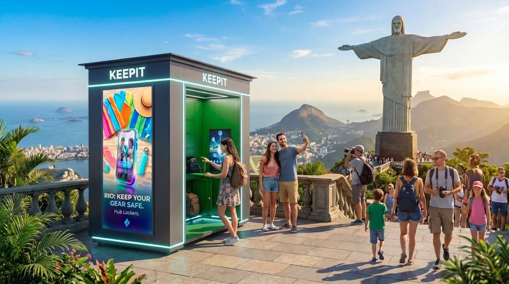 Hub KEEPIT na Praia de Ipanema · Rio de Janeiro